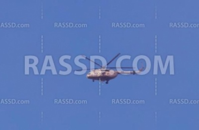 الطيران الحربي يحوم فوق ميدان رابعة.jpg